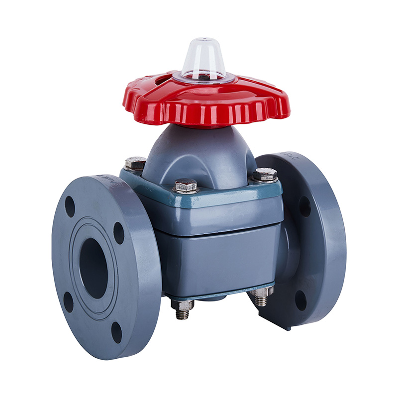 Zawór membranowy z kołnierzem PVC-C G41F-10VDN20, DN32-150 20A, 32A-150A Standard JIS