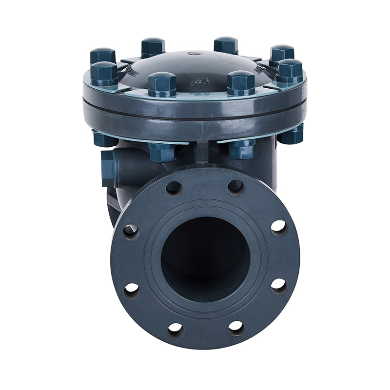 Zawór zwrotny typu wahadłowego PVC-U H44F-10U DN15-300 GB Standard