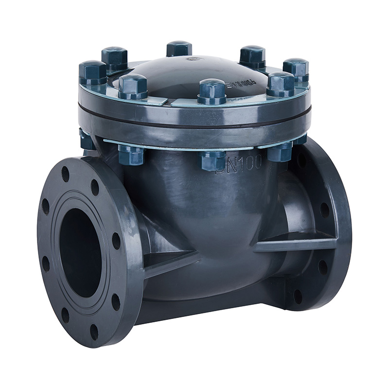 PVC-U H44F-10U Zawór zwrotny typu wahadłowego DN15-300 1/2'-12' ANSI Standard