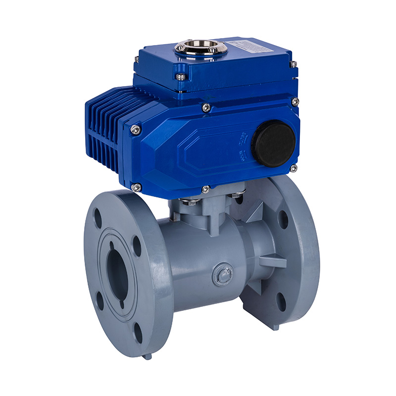 Elektryczny zawór kulowy kołnierzowy PVC-C D941F-10V DN15-300 1/2'-12' Norma ANSI