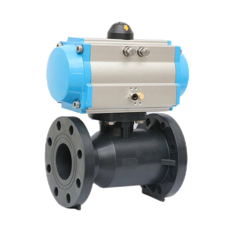 FRPP Q641F-10S Pneumatyczny zawór kulowy z kołnierzem DN15-300 1/2 '-12' ANSI Standard